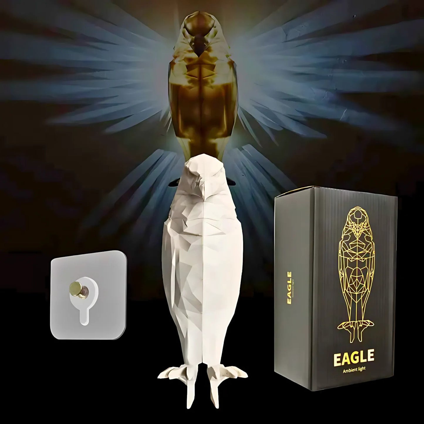 Eagle lamp with 3D effect