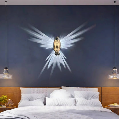 Eagle lamp with 3D effect